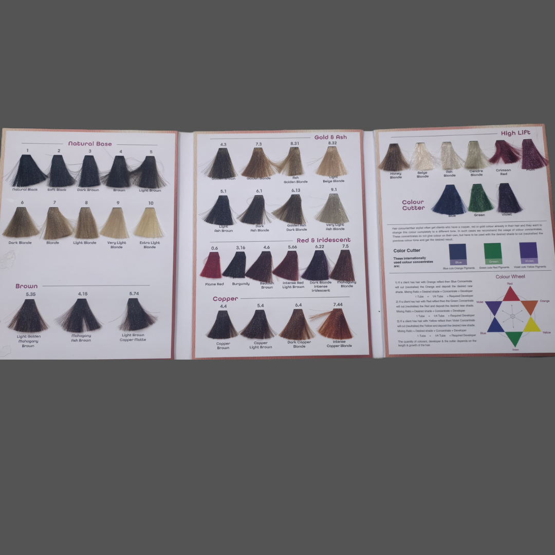 Streax Shade Card
