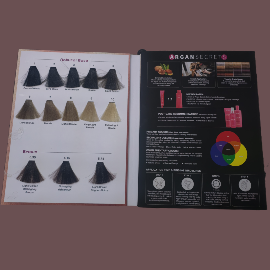 Streax Shade Card